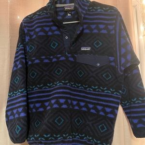 vintage pattern patagonia synchilla